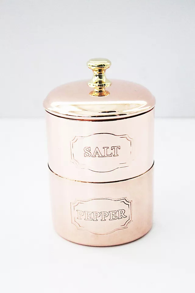 Coppermill Kitchen Vintage Inspired Salt & Pepper Cellar | Anthropologie (US)