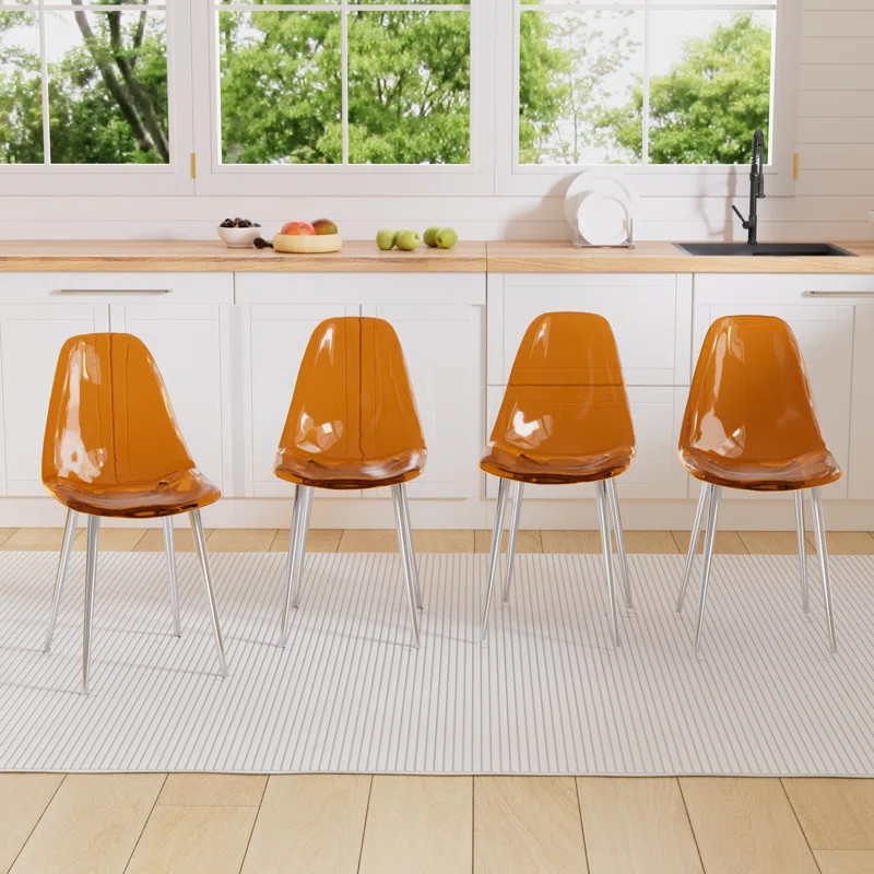 Seaneen Clear Side Chair (Set of 4) | Wayfair North America