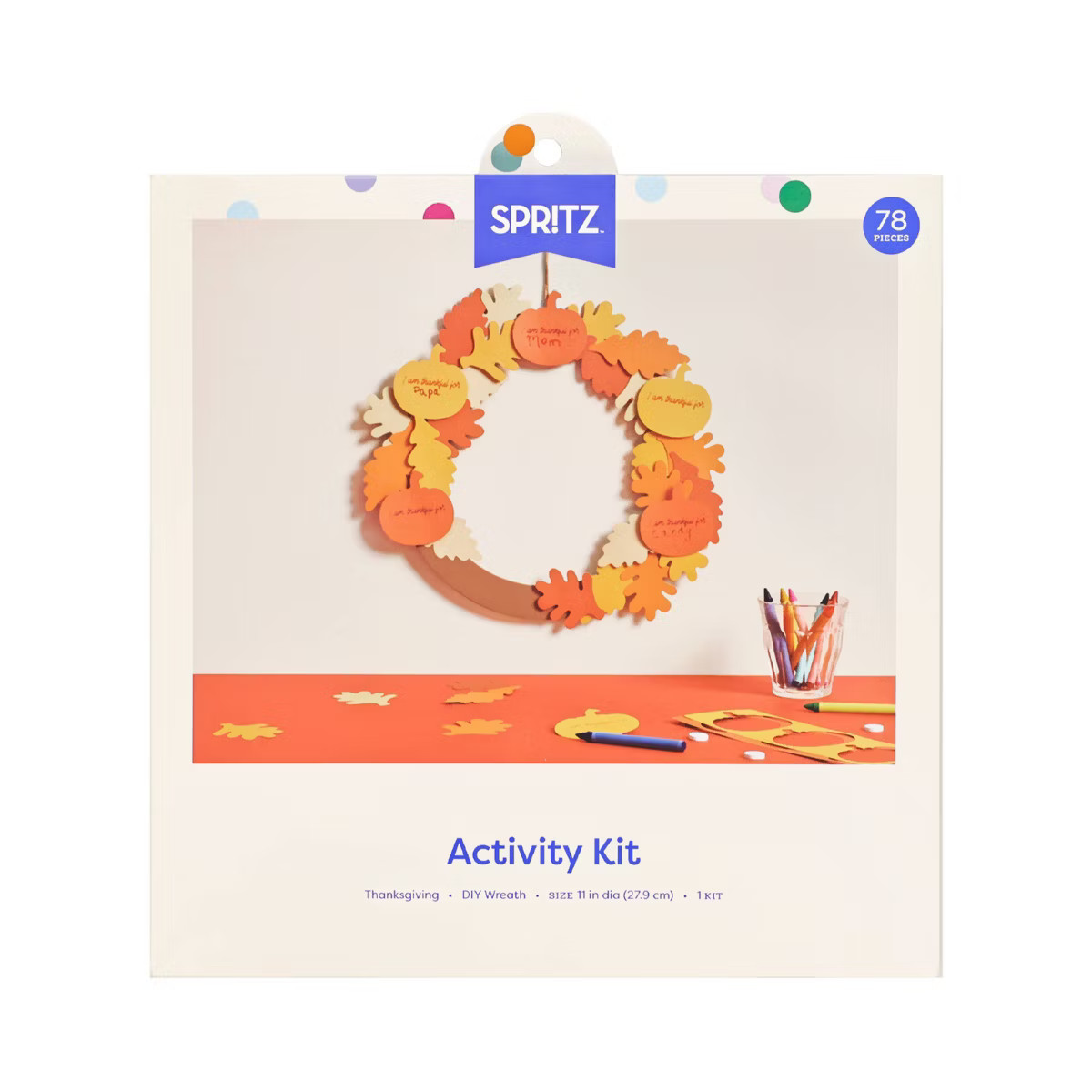 Thanksgiving Create Your Own Paper Wreath - Spritz™ | Target
