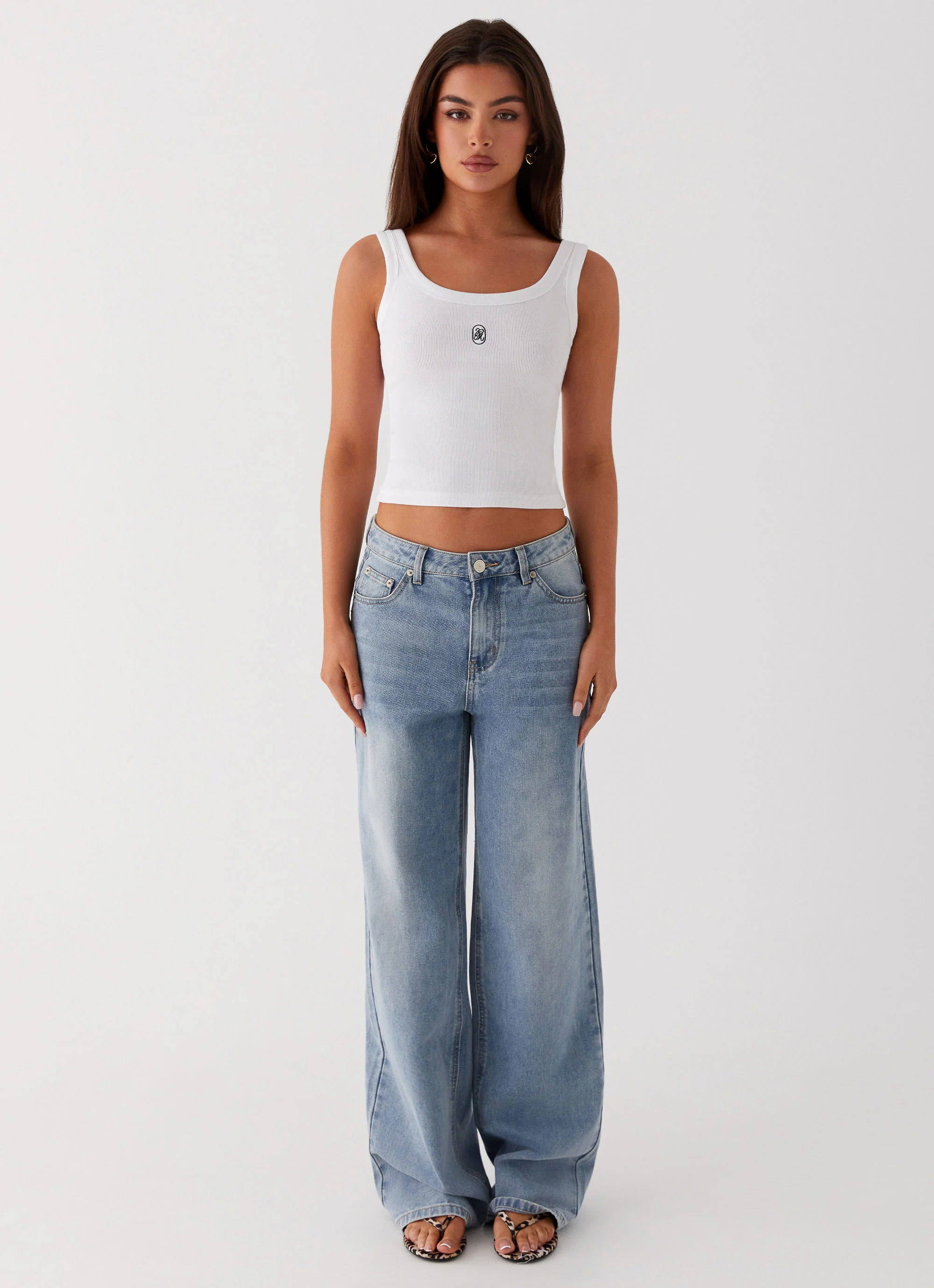 Signature Tank Top - White | Peppermayo (Global)