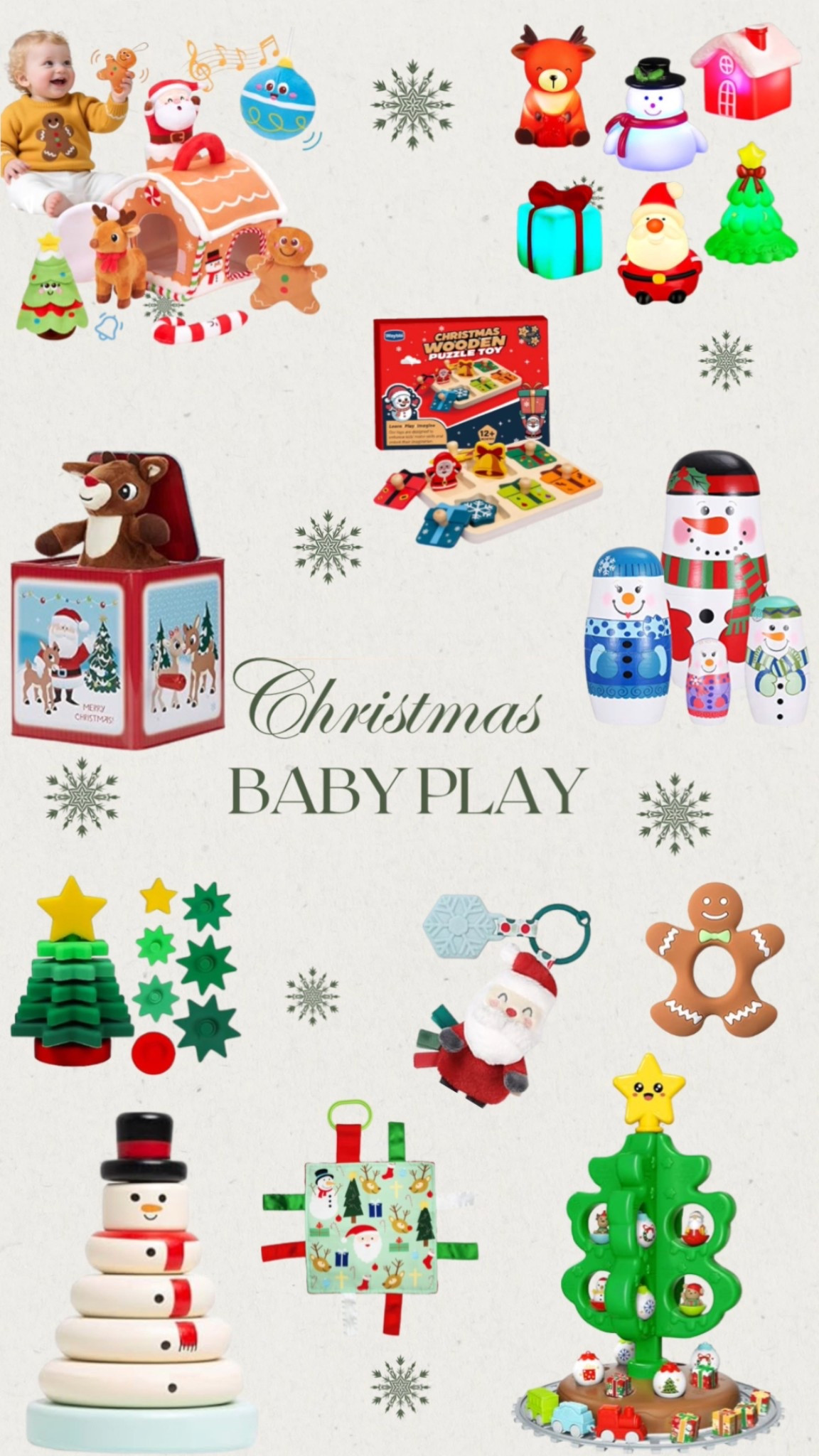 Don’t think I forgot about the Christmas baby toys!!! My 10 month old would love all of these! 

#christmastoys #christmastoyrotation #christmasthemedtoys #babychristmas #babysfirstchristmas

#LTKKids #LTKGiftGuide #LTKBaby