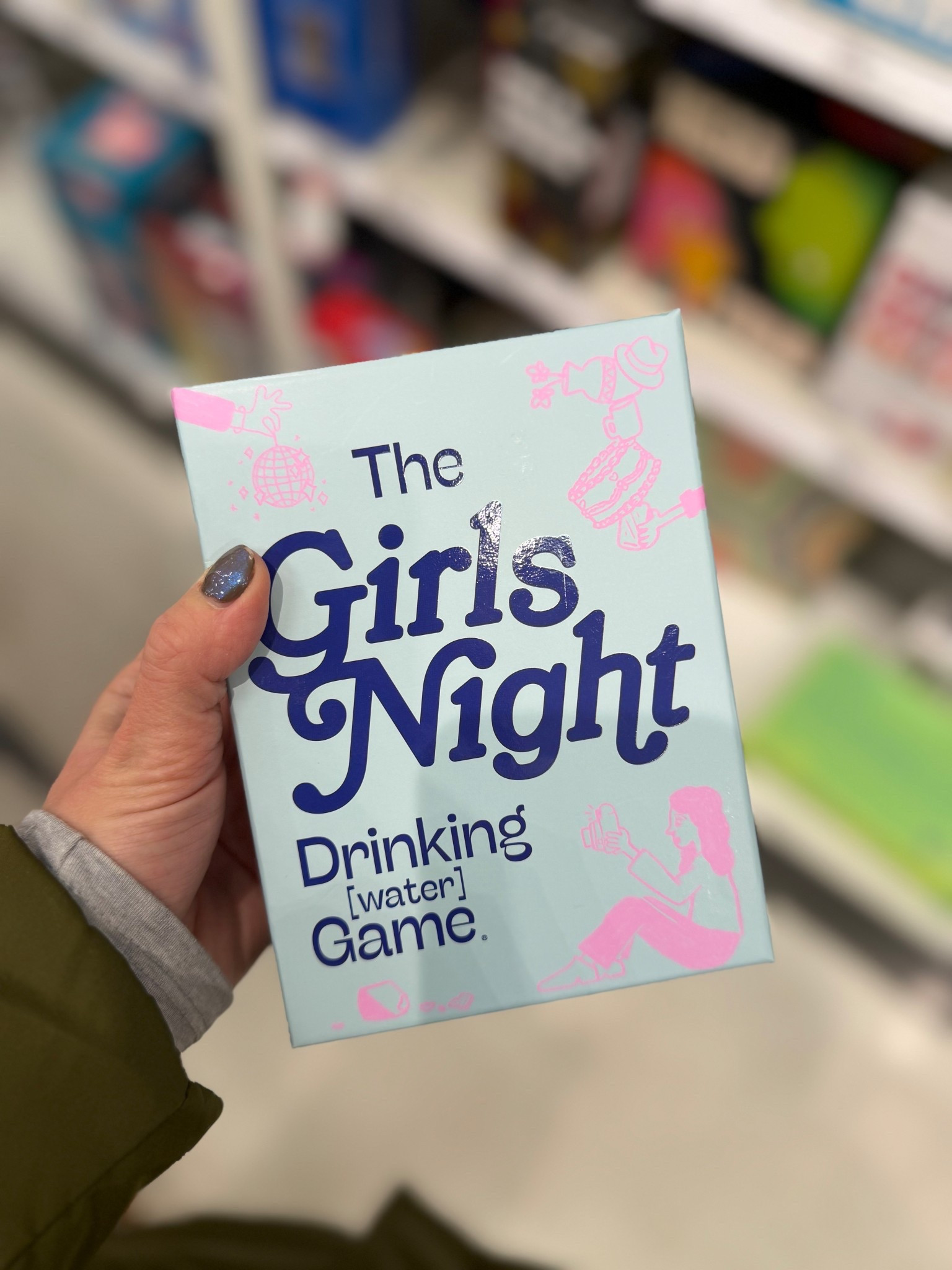 Target had buy 2 get 1 free games and I needed a third so I grabbed this one! It looks fun! Think a combination of never have I ever, truth or dare, and who’s most likely to, but just fun cards that get you talking (and drinking!). Nothing raunchy, just some good old fashion girl fun!

#LTKFindsUnder50 #LTKGiftGuide