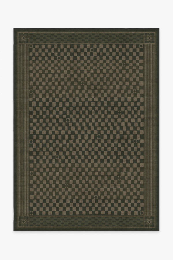 Castello Olive Green Rug | Ruggable