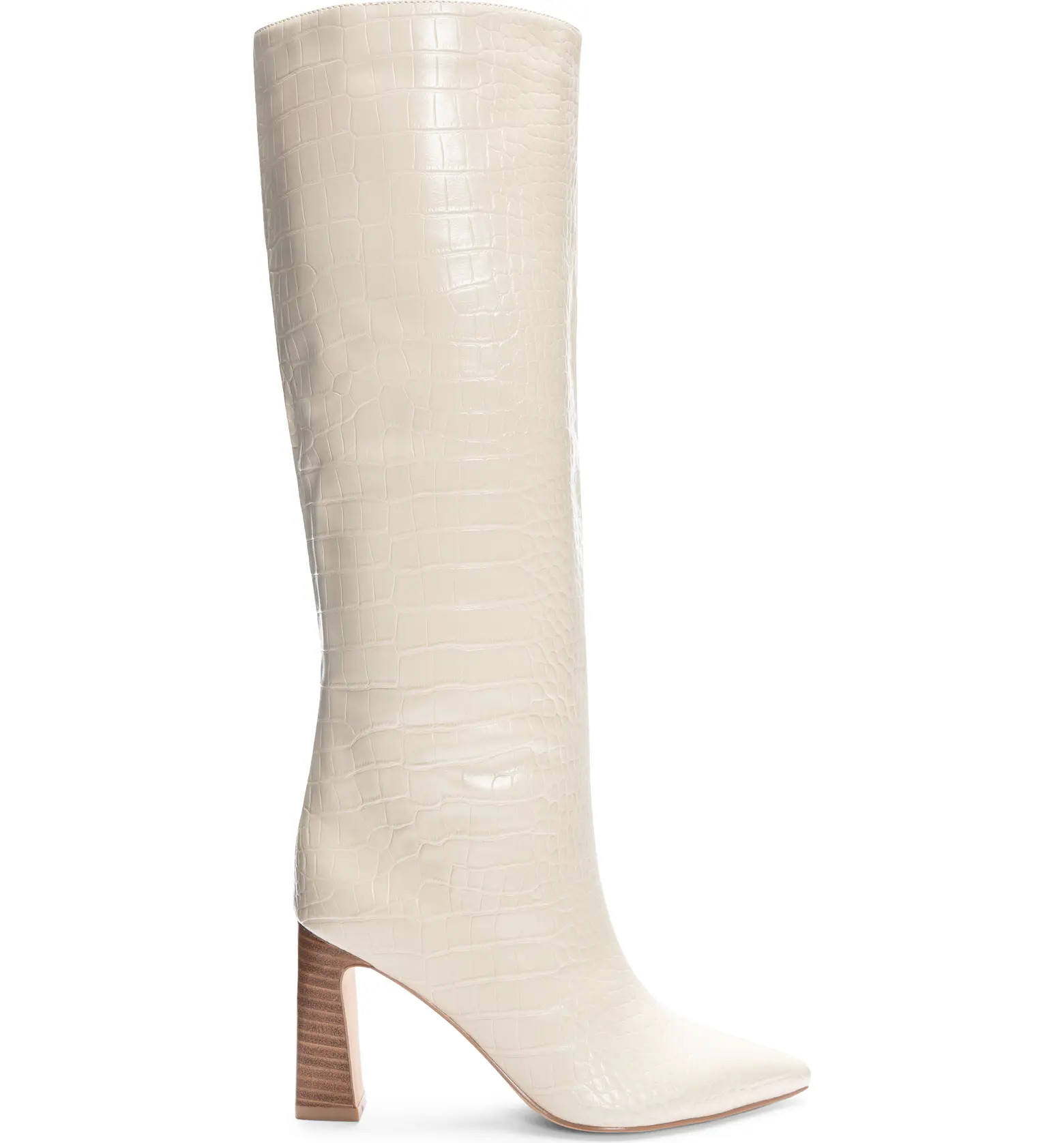 Frankie Croc Embossed Knee High Boot | Nordstrom