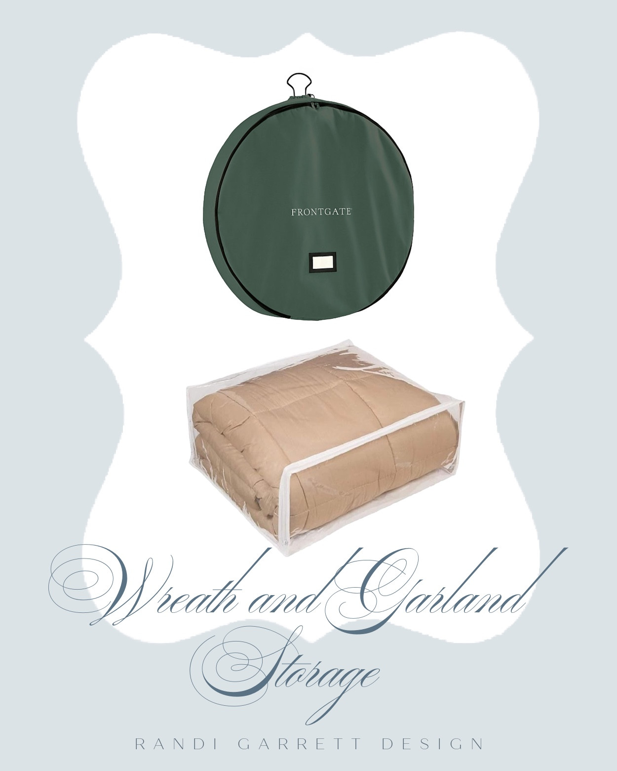 My favorite ways to store wreaths and garlands for any season 

#LTKFindsUnder50 #LTKHome #LTKSeasonal