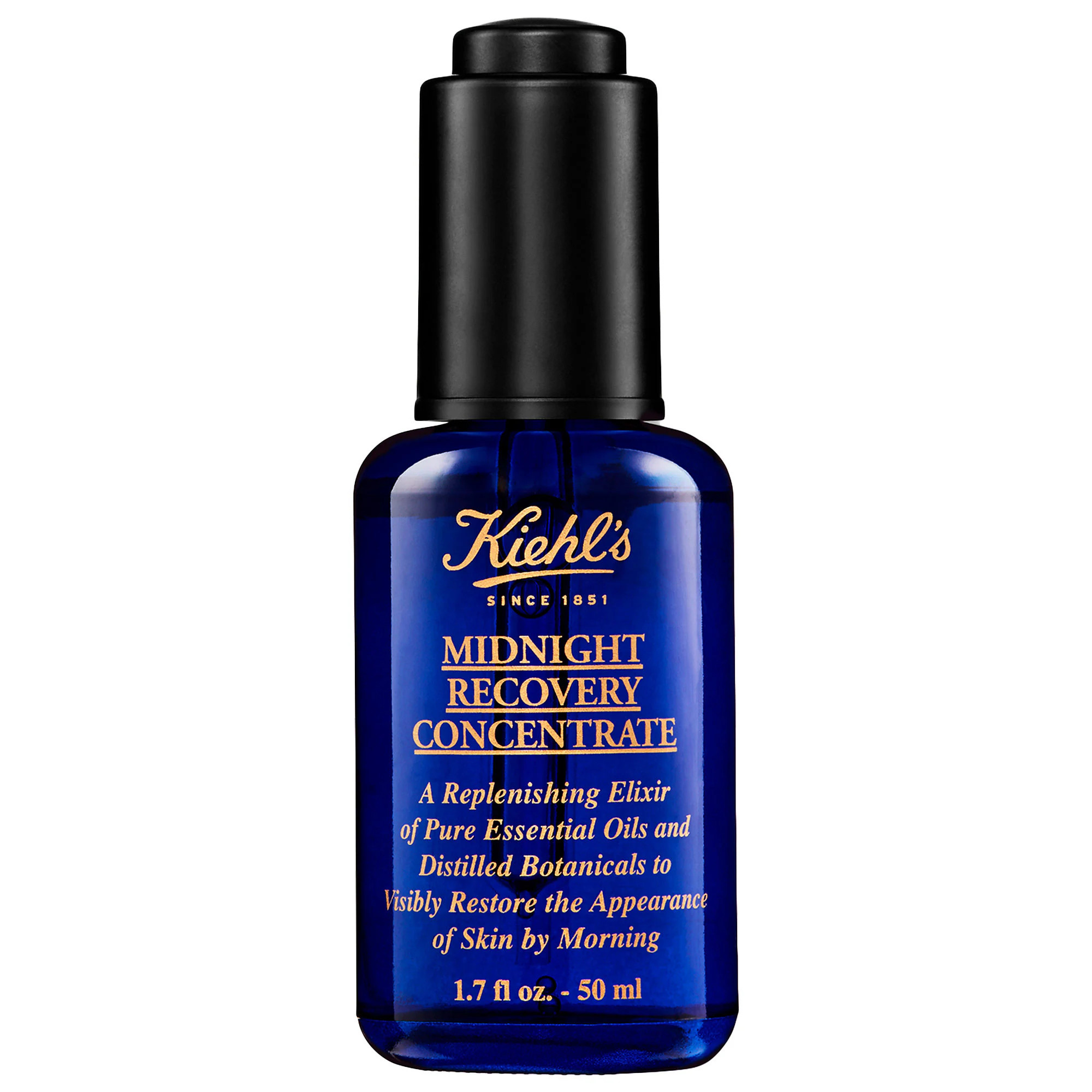 Kiehl's Since 1851 Midnight Recovery Concentrate Moisturizing Face Oil Serum 1.7 oz/ 50 ml | Sephora (US)