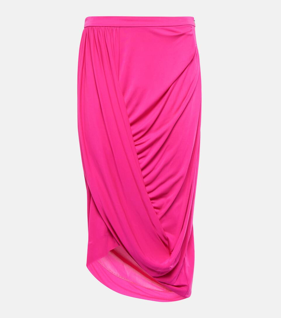 Draped jersey midi skirt | Mytheresa (US/CA)