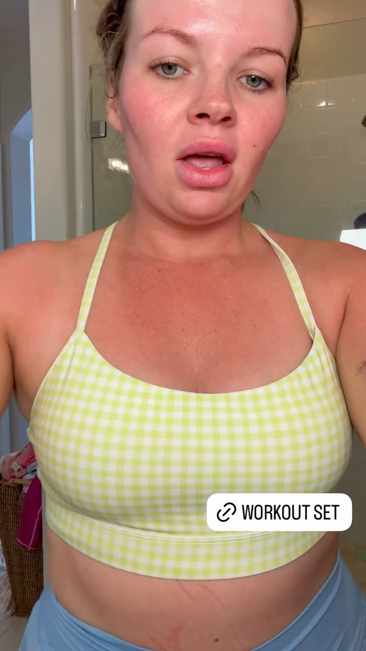 Today’s workout set!! Loving this spring green! 🌷

#LTKMidsize #LTKActive
