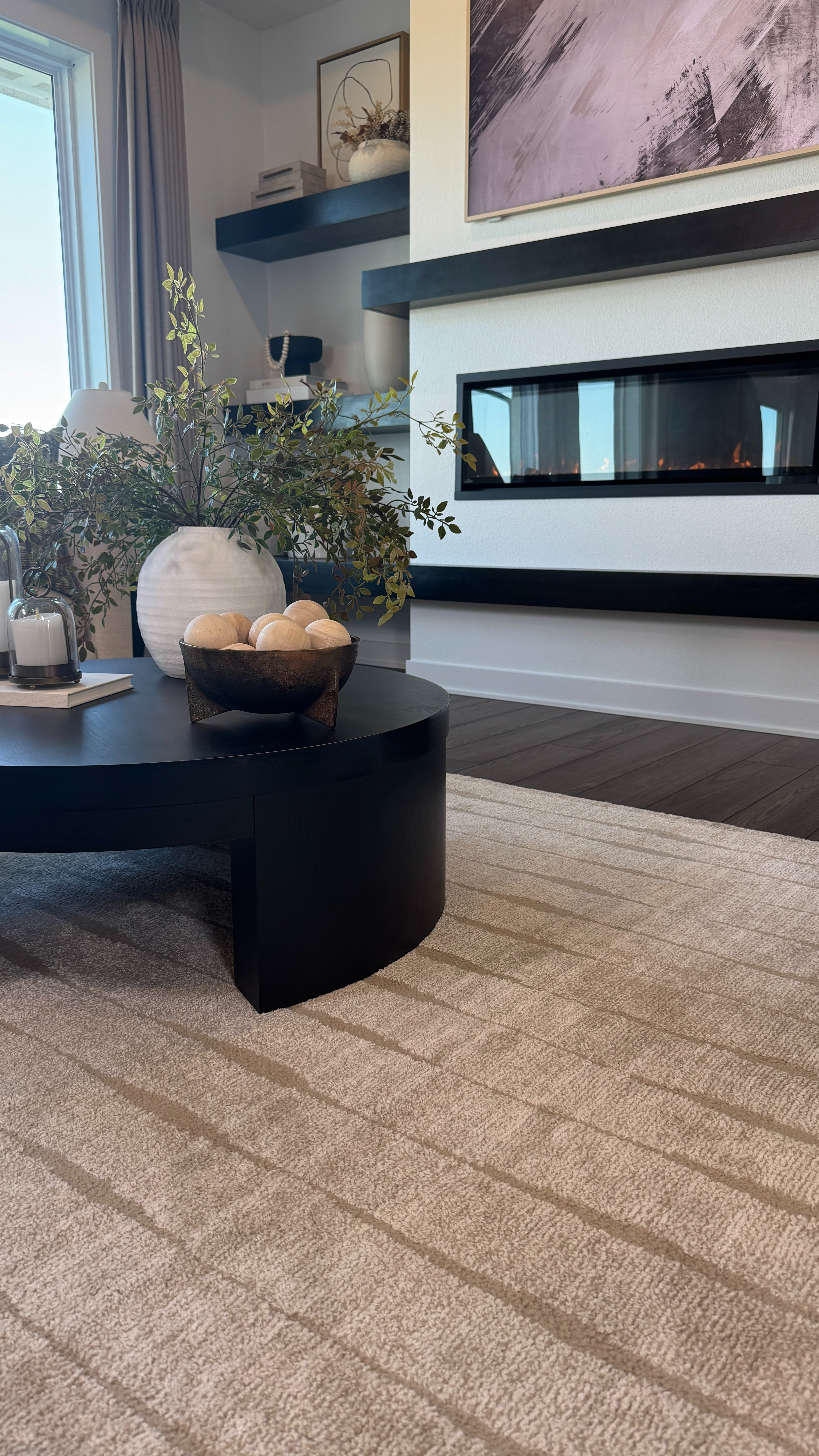 My gorgeous new rug is finally on sale 🤍  I'm loving how it ties the room together.  

 

#LTKHome