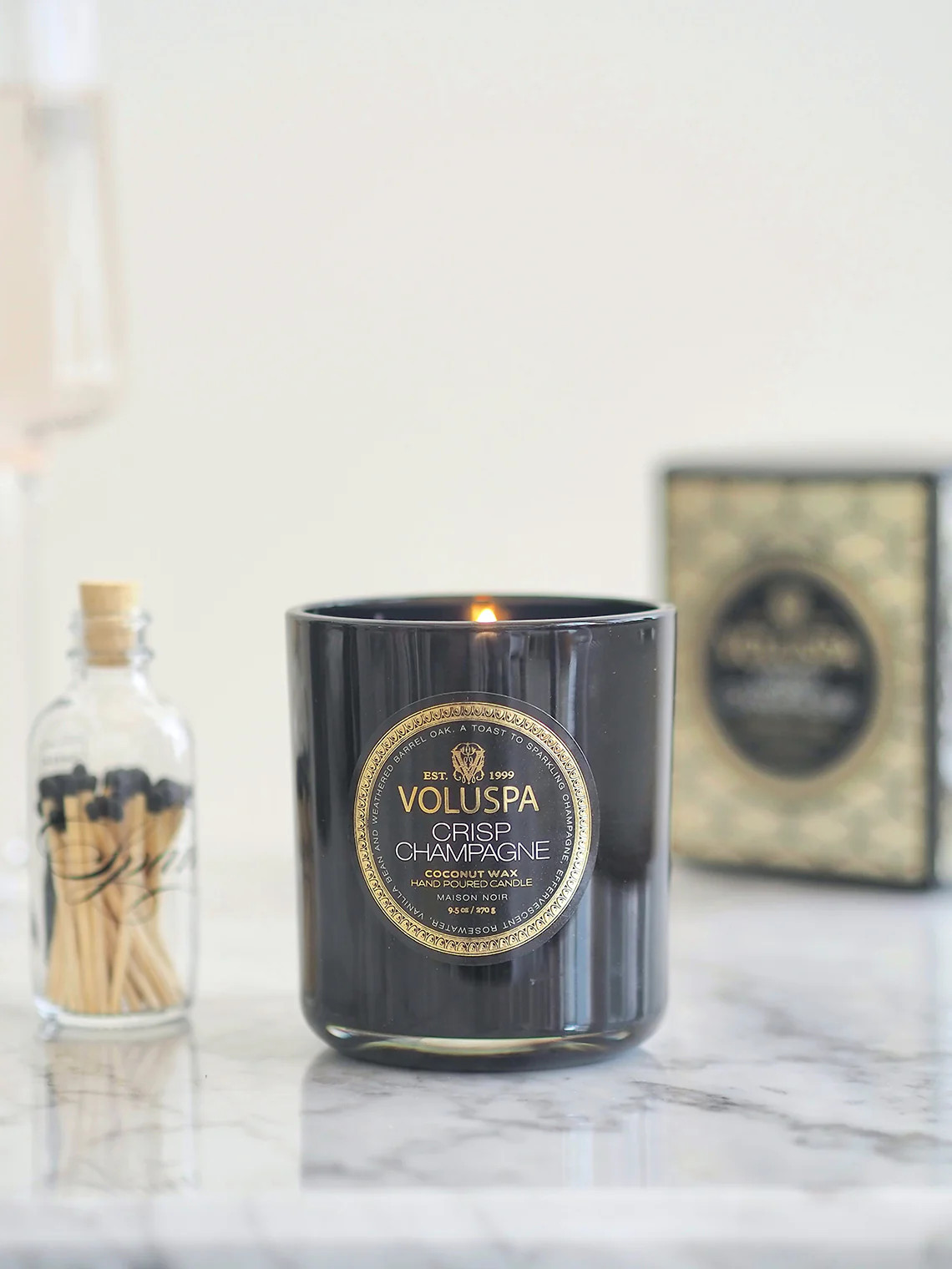 Crisp Champagne Maison Boxed Candle | The Cross Decor & Design