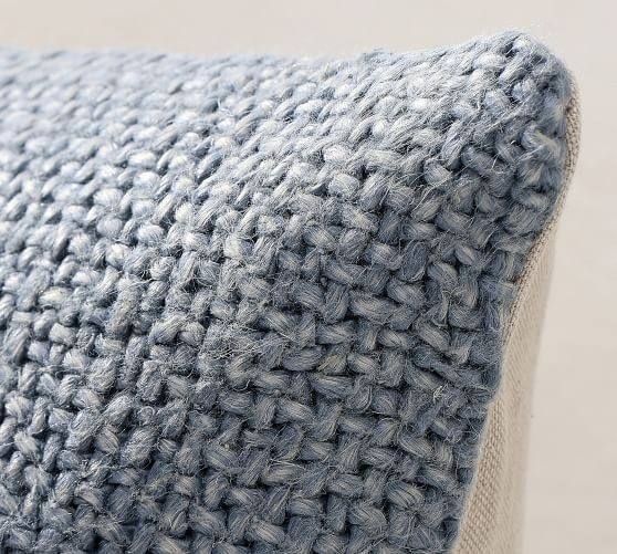 Faye Linen Textured Pillow Covers | Pottery Barn (US)