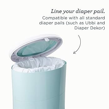 Esembly Pail Pouch, Hangable and Washable Waterproof Diaper Pail Liner and Reusable Laundry Bag, ... | Amazon (US)