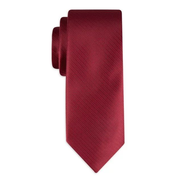 George Men's Solid Red Slim Necktie | Walmart (US)