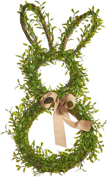 Raz Imports 2023 The Meadow 26" Boxwood Bunny Wreath | Amazon (US)