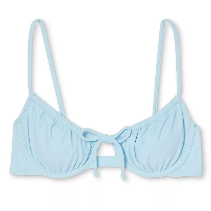 Juniors' Shirred Underwire Bikini Top - Xhilaration™ | Target