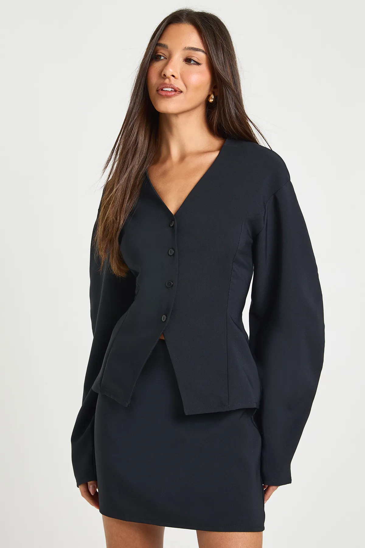 2 in 1 Barrel Sleeve Blazer Dress | boohoo (US & Canada)
