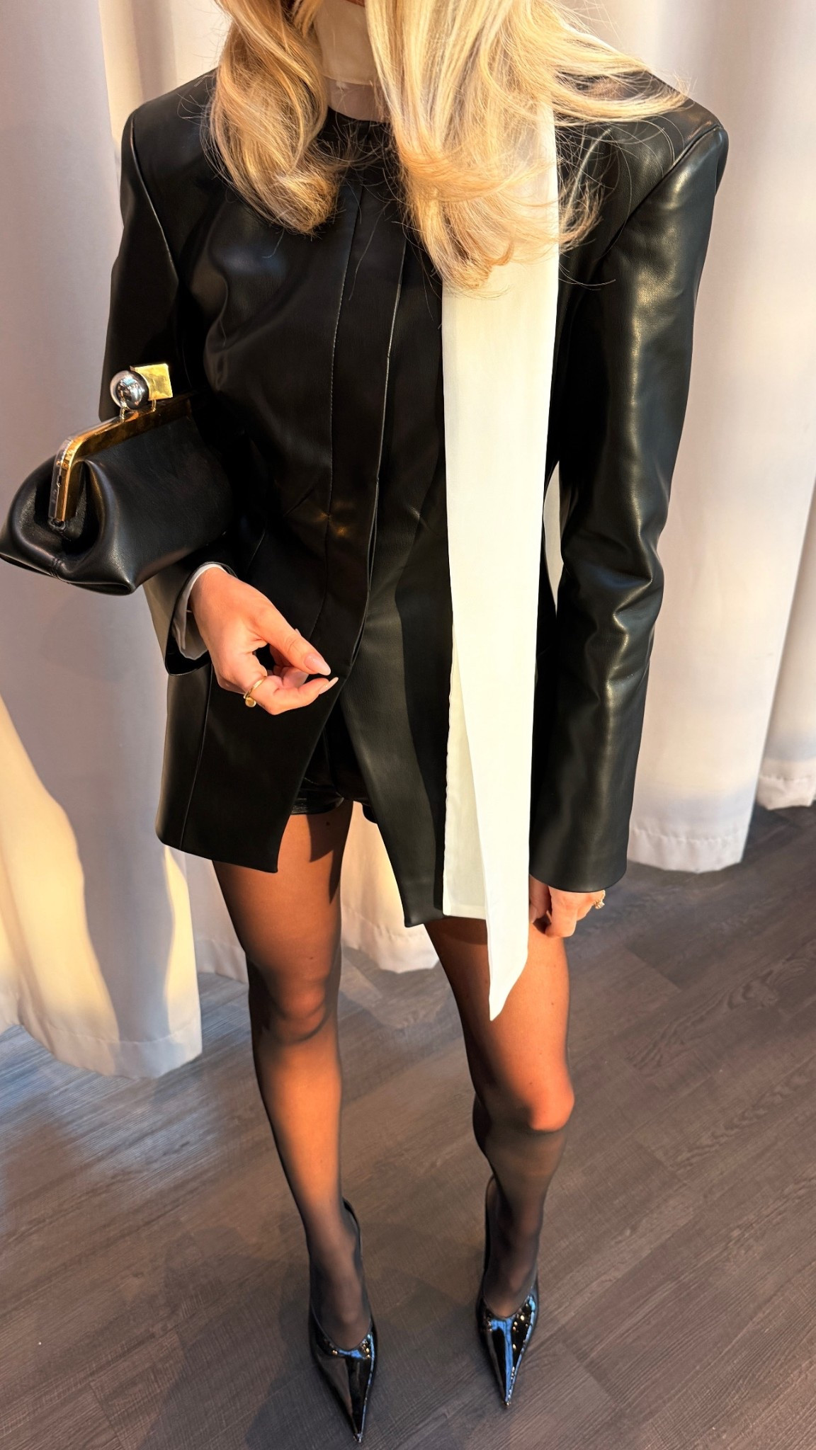 Leather on leather 🖤

#LTKSpringSale #LTKSeasonal #LTKgrwm