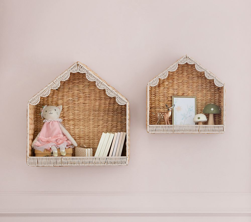 House Shaped Shelves, Set of 2 (16"-21") | Pottery Barn Kids