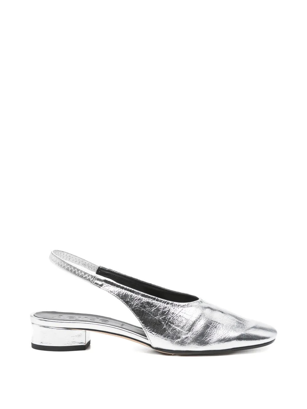 Aeyde Dua slingback pumps - Silver | Farfetch Global