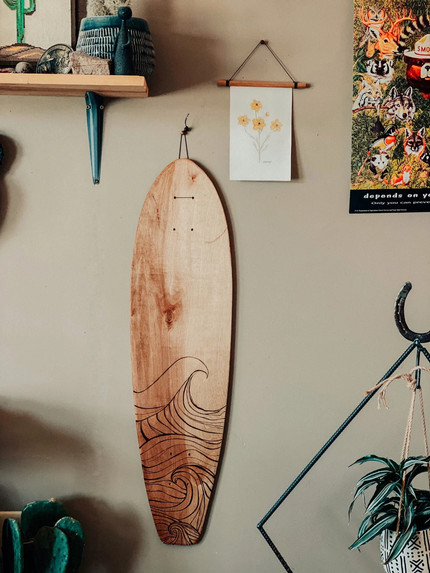 Click for more info about longboard/surf style wall decor, surf style, surfboard, longboard, wall decor, home decor, waves,...