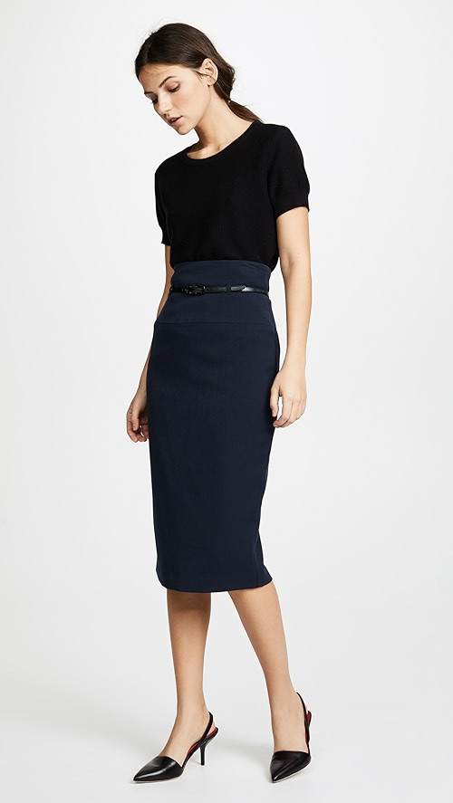 Black Halo High Waisted Pencil Skirt | SHOPBOP | Shopbop