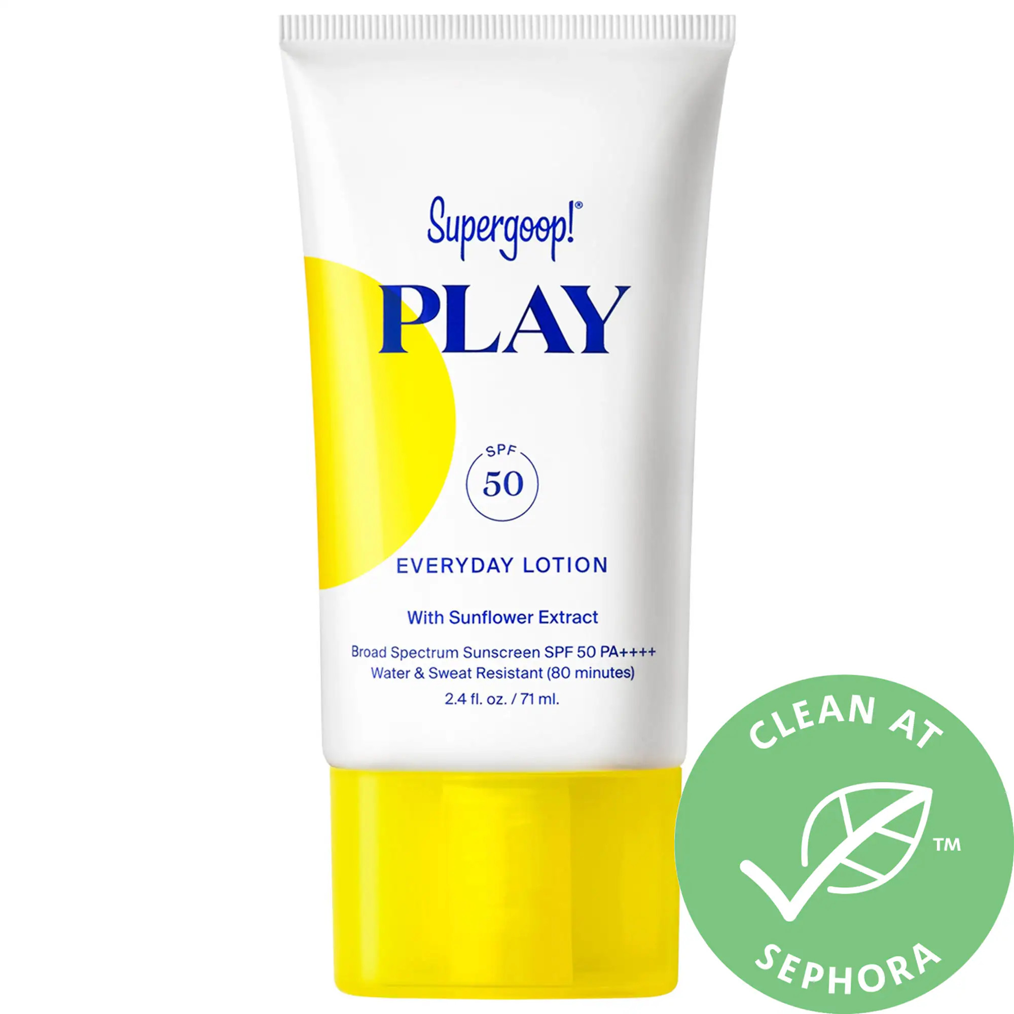 Supergoop! Mini PLAY Everyday Lotion SPF 50 with Sunflower Extract 2.4 oz/ 71 mL | Sephora (US)