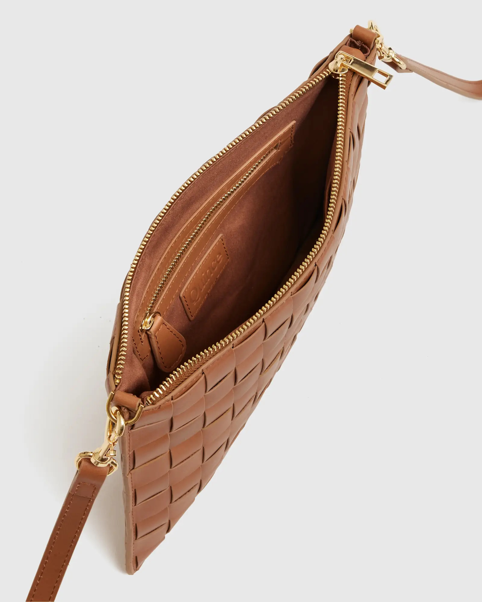 Italian Leather Handwoven Convertible Crossbody | Quince