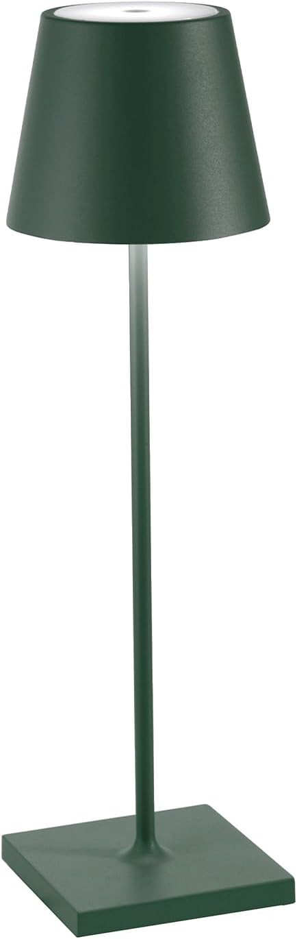 Zafferano, Poldina Pro, Rechargeable Cordless Lamp, Dark Green | Amazon (US)
