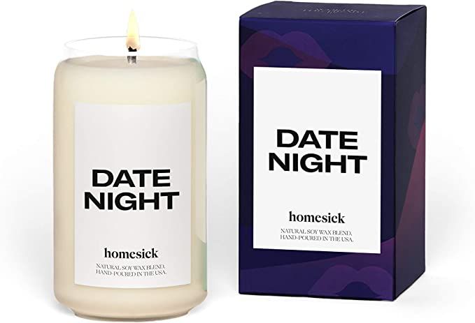 Homesick Scented Candle, Date Night - Scents of Fig, Cashmere, Red Currant, 13.75 oz | Amazon (US)