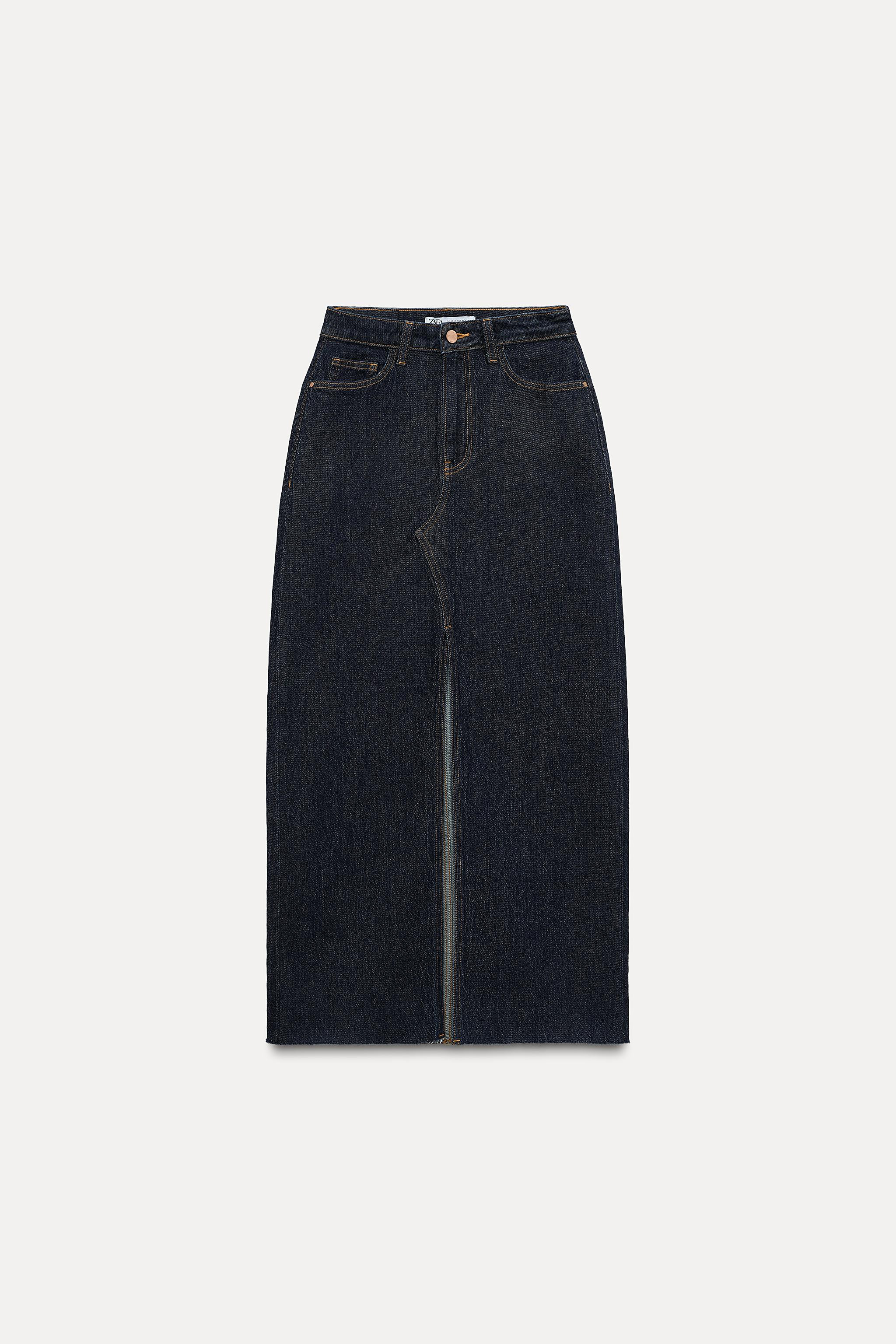 Z1975 DENIM MIDI SKIRT | Zara US