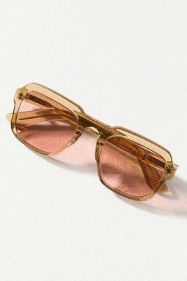 Spitfire Translucent Square Sunglasses | Anthropologie (US)