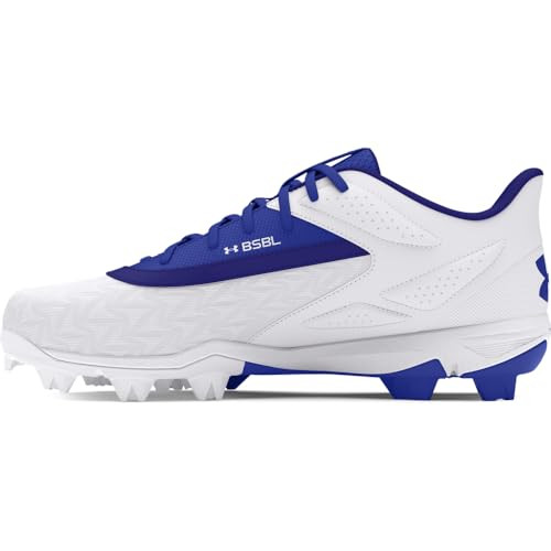 Under Armour Men's Leadoff Low RM 3.0 Baseball Cleat, (400) Royal/White/Royal, 15, US | Amazon (US)