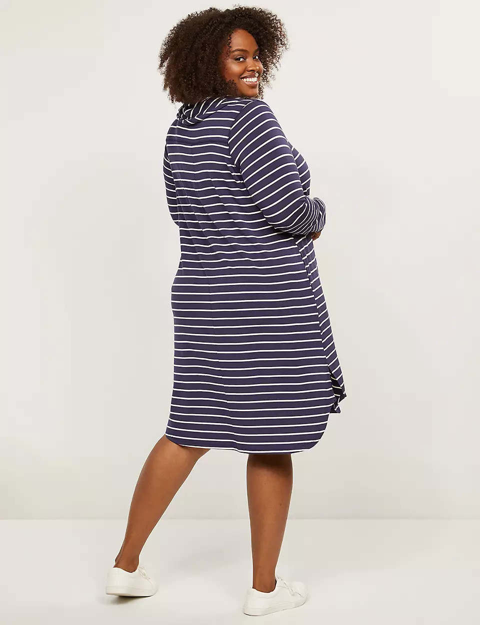 LIVI French Terry Cowlneck Dress | Lane Bryant (US)