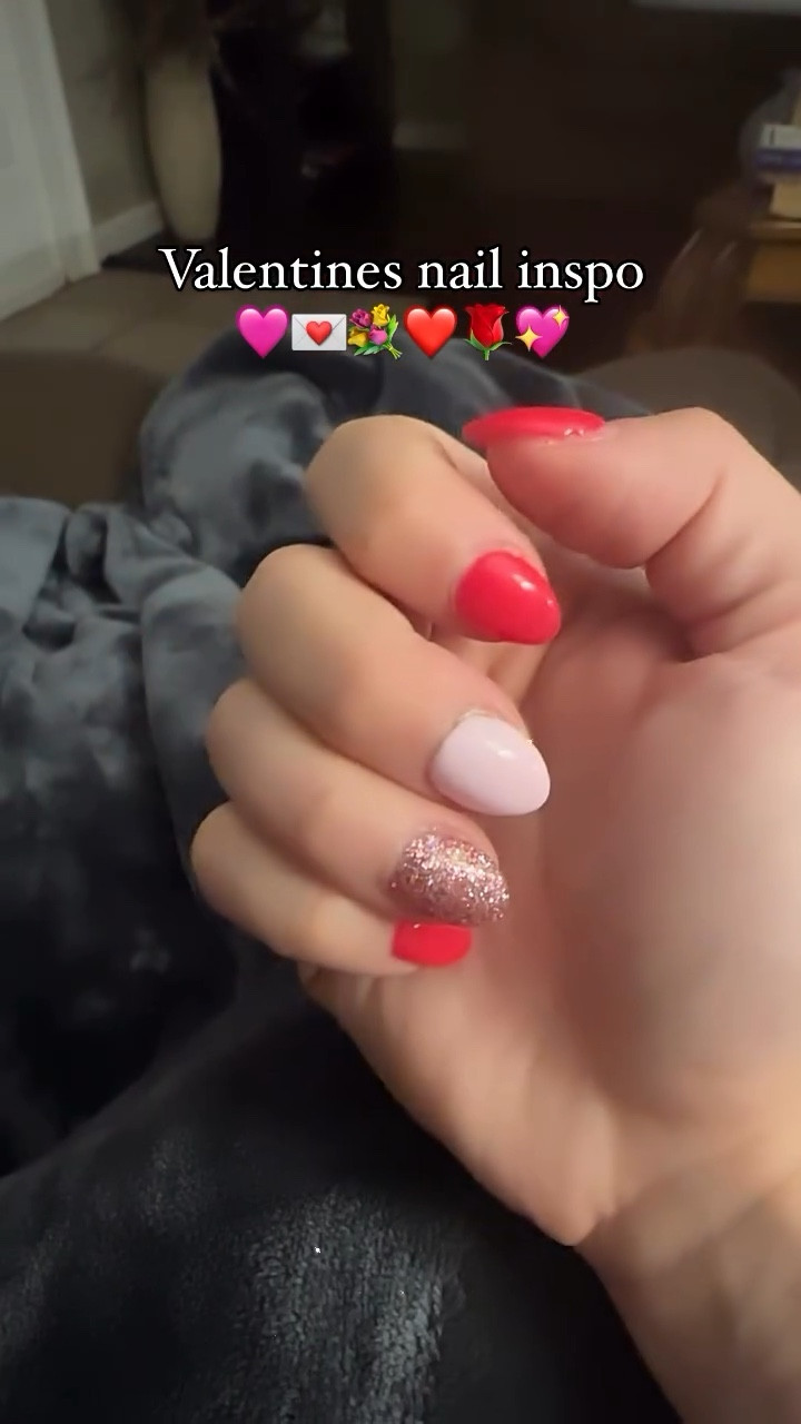 💕 Love is in the air..and on my nails! Valentine’s Day nail inspo. Dndgel 

#gelnails #dndgel #opi #nailinspo #valentinesday 

#LTKSeasonal #LTKWatchNow #LTKParties