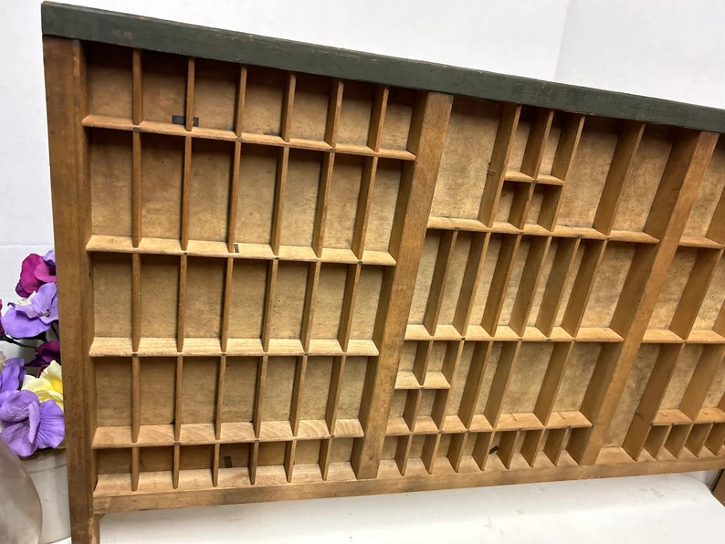 Vintage Printer Drawer, Letterpress Tray. | Etsy (US)