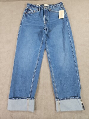Women's Mid-Rise 90's Baggy Jeans - Universal Thread 4R Medium Wash Blue Jeans  | eBay | eBay US