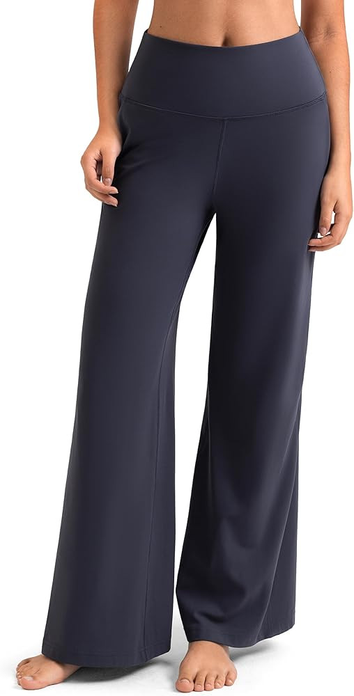 Colorfulkoala Dreamlux Women's High-Waisted Wide Leg Yoga Pants - Ultra Soft Casual Lounging Legg... | Amazon (US)