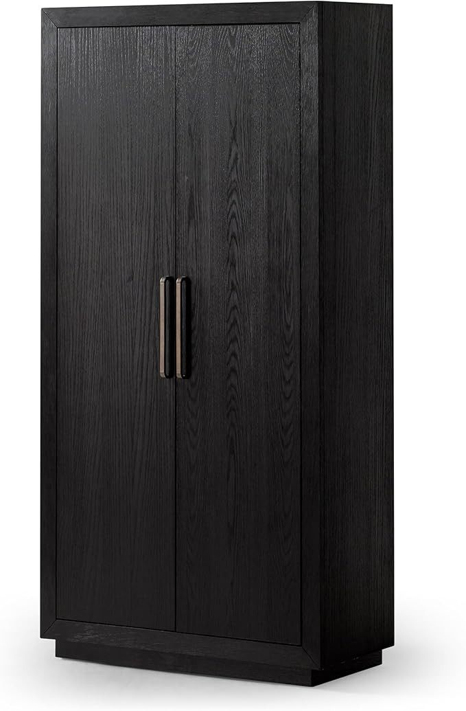 Maven Lane Uma Contemporary Wooden Cabinet in Refined Black Finish | Amazon (US)