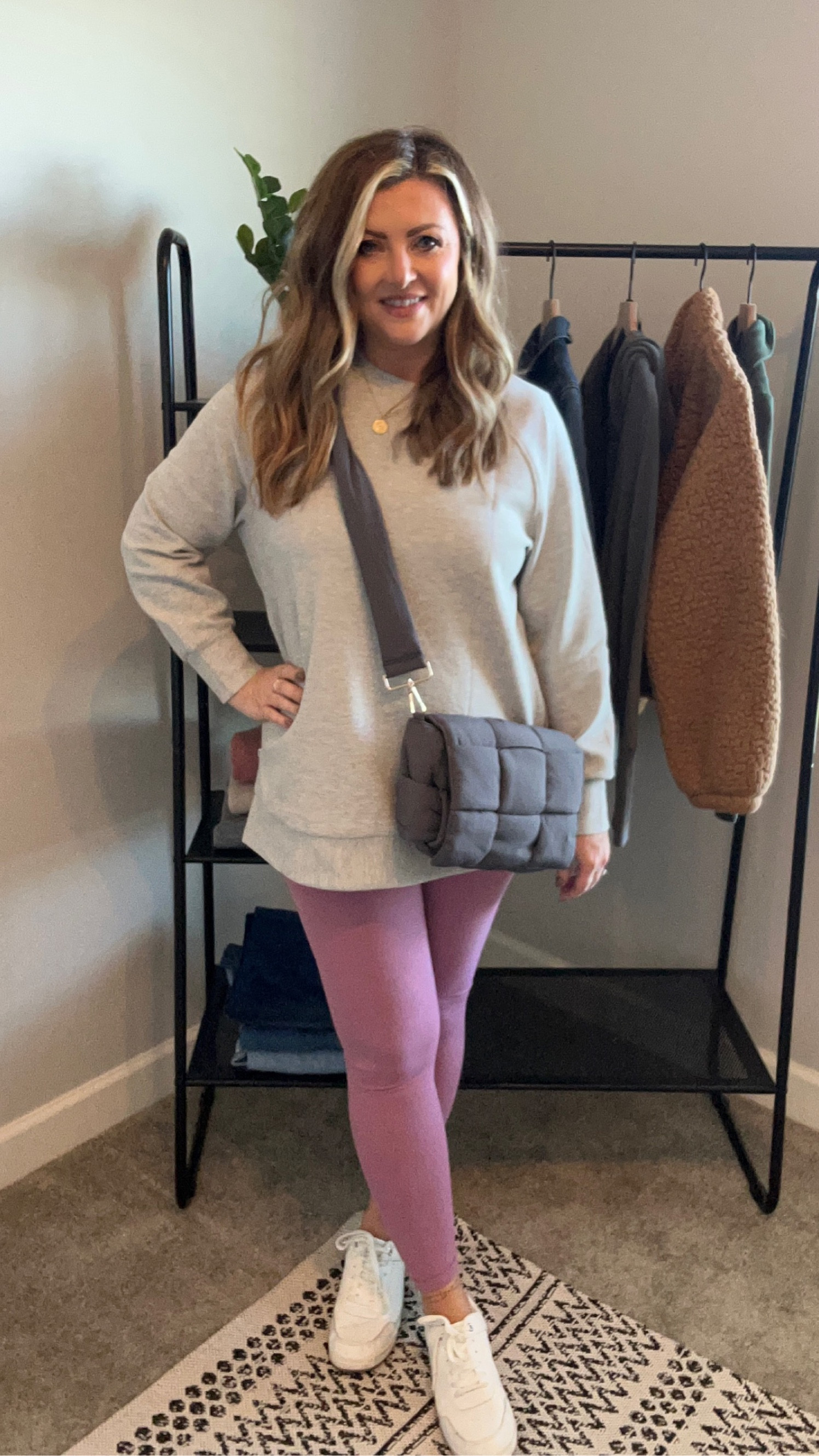 Amazon Must Have Everyday Outfit!
Buttery soft leggings with lots of control. Slightly ribbed texture on the sweatshirt with super cute zippers on each side. 10/10 quality!!! Fits TTS.
Stats: 150 lbs, 5’3”.  I’m in a Medium in both.

#LTKfindsunder50 #LTKstyletip #LTKshoecrush