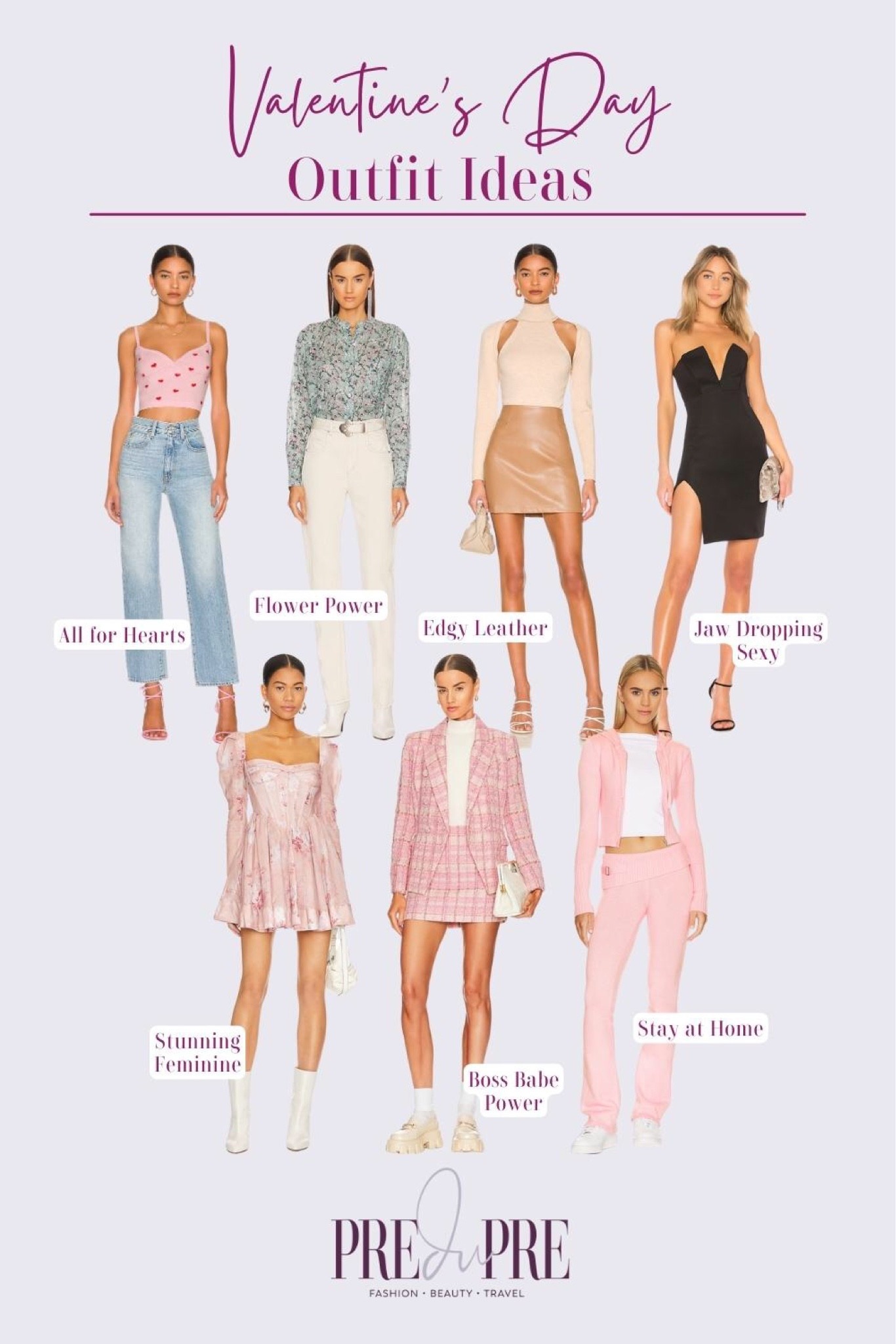 Love to dress up for a holiday? Get ready for Valentine’s Day with this cute outfit idea. Get more ideas at www.PreduPre.com

Valentine’s Day, Vday outfit, hearts theme, heart outfit, heart top, hearts, heart print, date outfit, date night


#LTKFind #LTKstyletip #LTKSeasonal