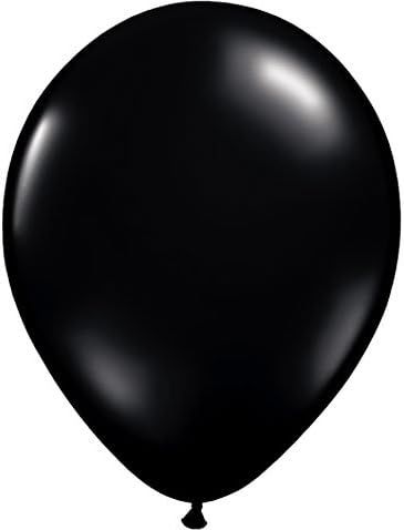 Qualatex 5" Onyx Black Latex Balloons (100ct) | Amazon (US)