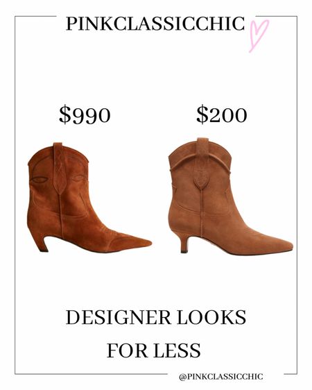Designer looks for less, l or these khaite boots  

#LTKSeasonal #LTKstyletip #LTKshoecrush