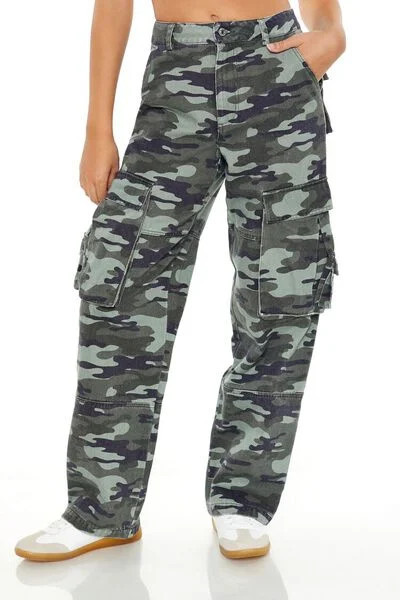 Camo Print Cargo Pants | Forever 21