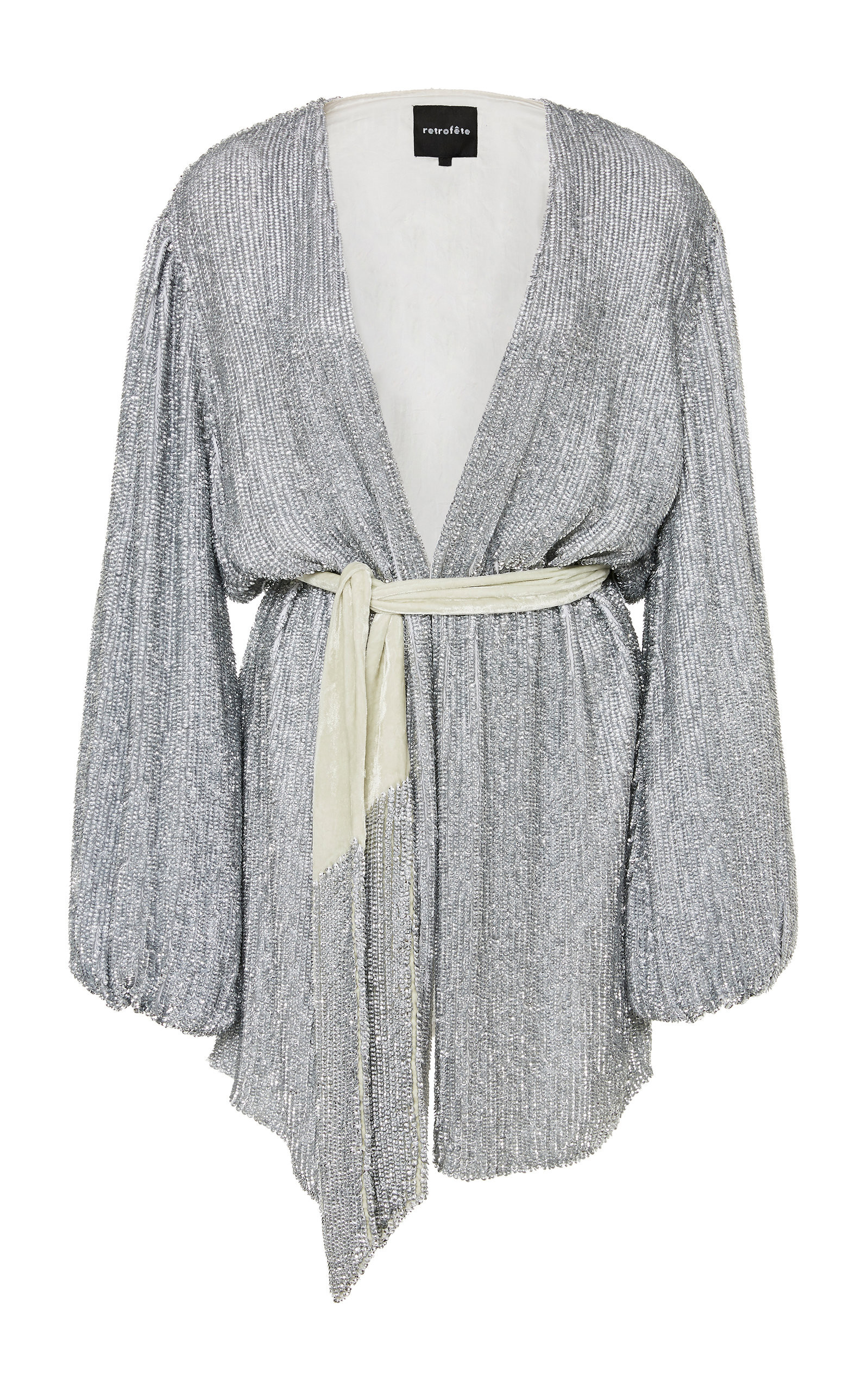 Retrofête Gabrielle Sequined Wrap Dress | Moda Operandi Global