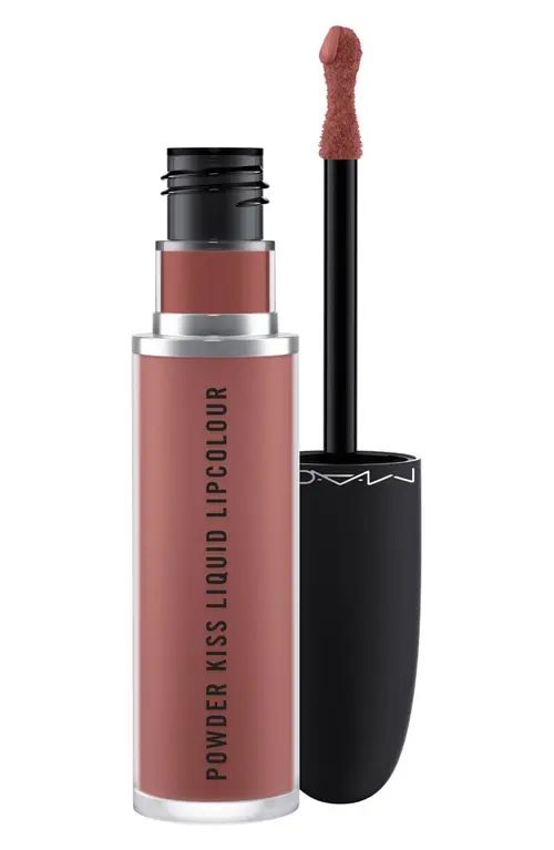 MAC Cosmetics Powder Kiss Liquid Lipcolour in Over The Taupe at Nordstrom | Nordstrom