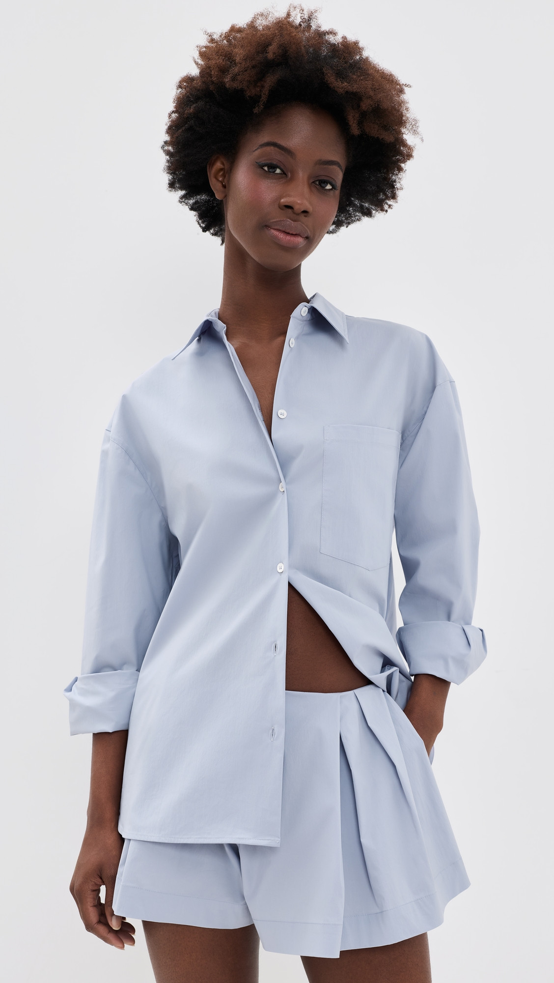 IRO Natacha Shirt Lilas 40 | Shopbop
