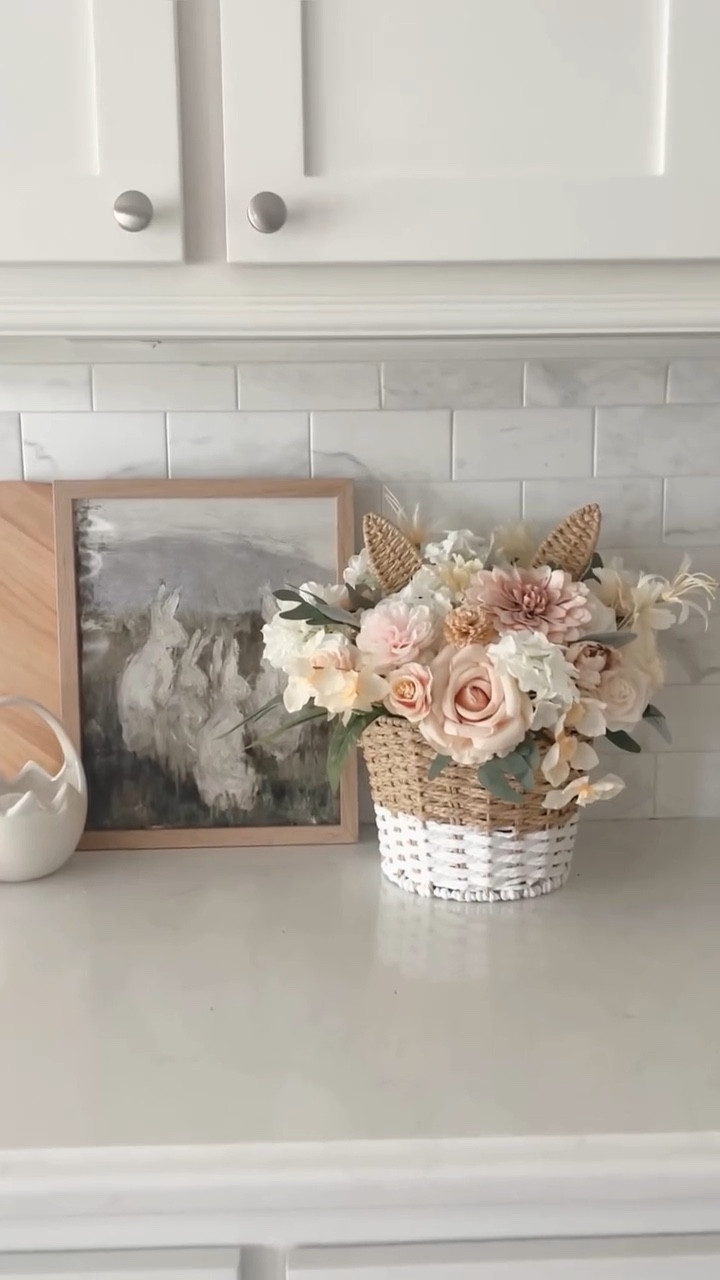 👉 Comment EASTER and I’ll send you everything 🐰🌸

I found the cutest Easter decor goldmine ✨
This DIY floral basket looks designer-level but is actually so easy to make.

Perfect for a soft, neutral spring refresh without overspending.

Follow for calm, cozy & affordable home finds 🤍

#homedecor #easterdecor #neutralhome #cozyhome #affordabledecor
