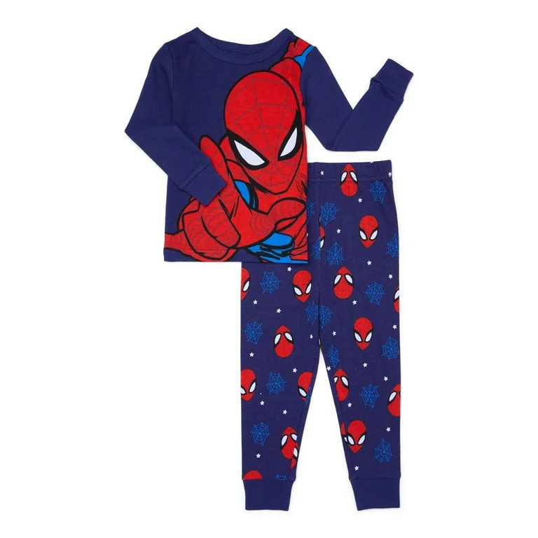 Character Toddler Long Sleeve Shirt and Pants Pajama Set, 2-Piece, Sizes 12M-5T | Walmart (US)