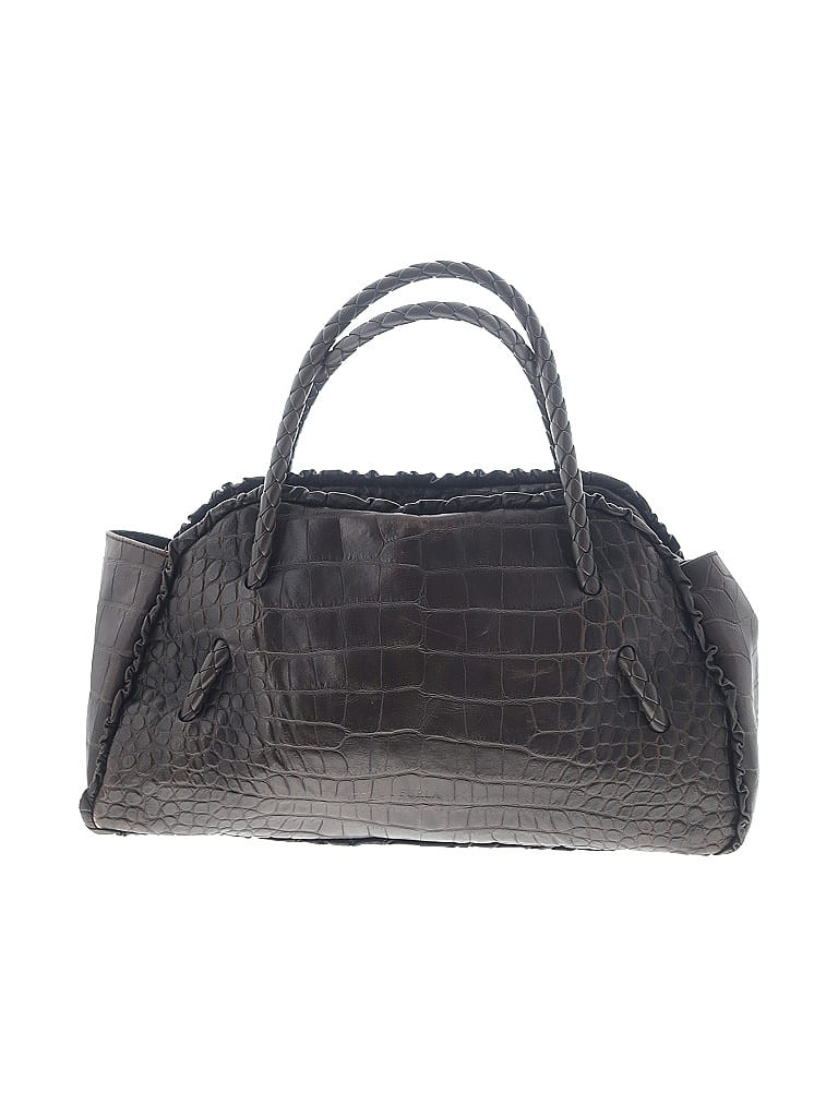 FURLA 100% Leather Solid Brown Leather Shoulder Bag One Size - 79% off | thredUP