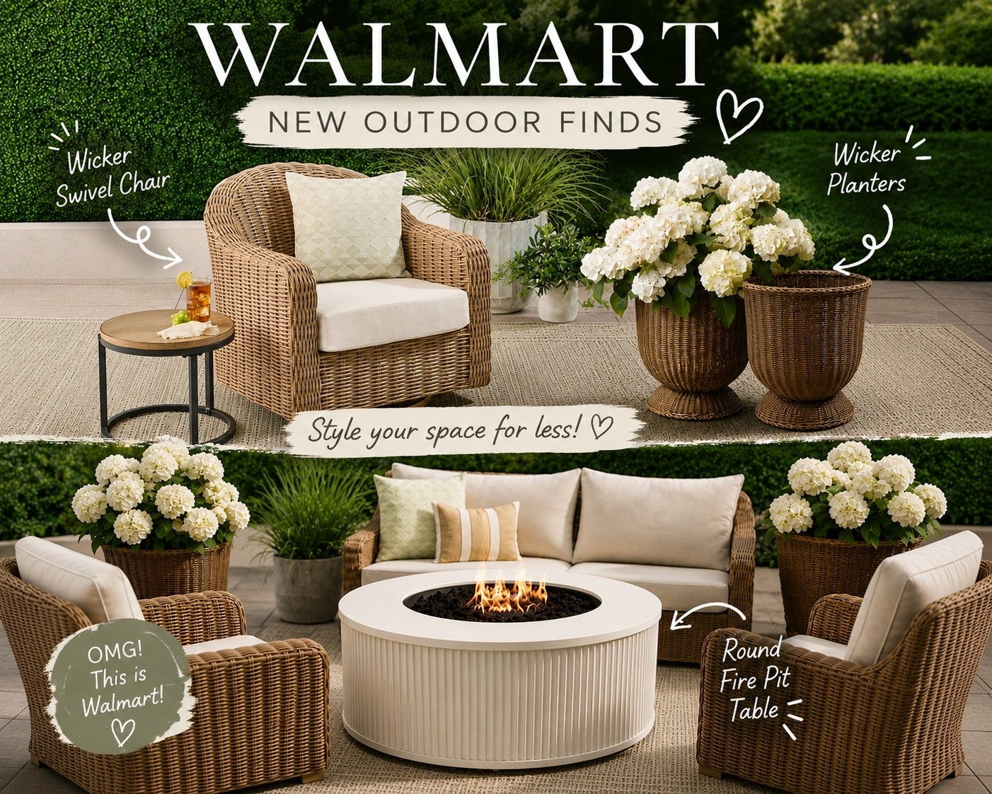 WALMART PATIO FINDS!🙌✨

#LTKgrwm #LTKmomlife #LTKMothersDay